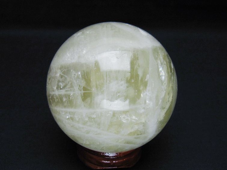 シトリン水晶丸玉 62mm [t63-7905] 3枚目