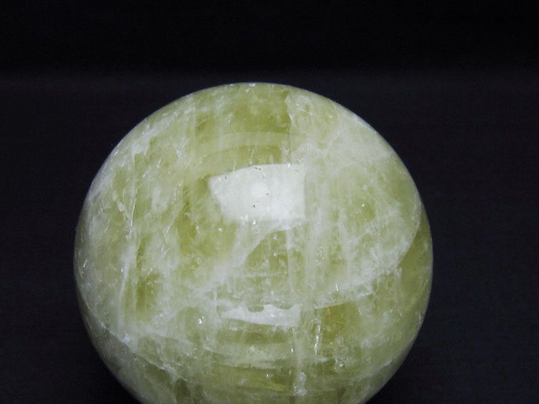 シトリン水晶丸玉 70mm [t63-7947] 2枚目