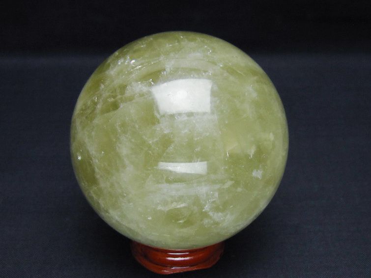 シトリン水晶丸玉 70mm [t63-7991] 3枚目