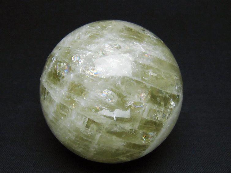 シトリン水晶丸玉 60mm [t63-8004] 1枚目