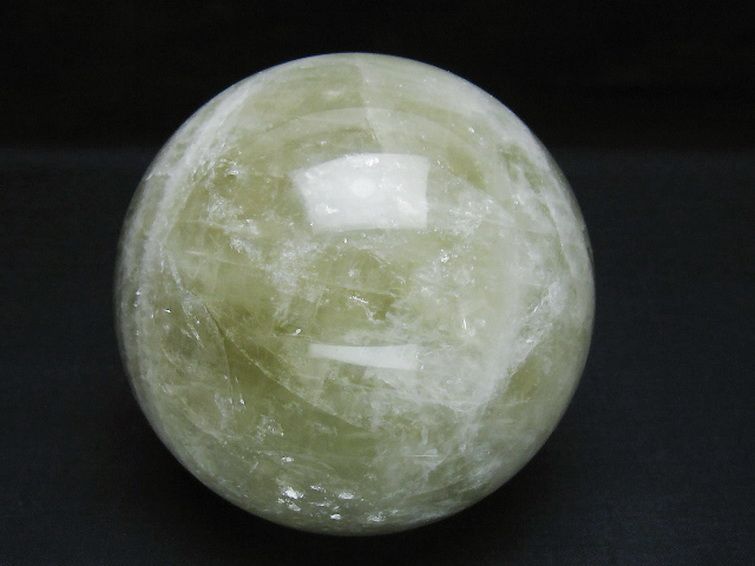 1.1Kgシトリン水晶丸玉 91mm [t63-8052] 1枚目