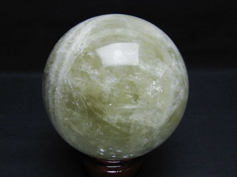 1.1Kgシトリン水晶丸玉 91mm [t63-8052] 3枚目
