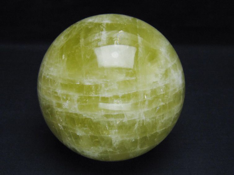 1.1Kgシトリン水晶丸玉 91mm [t63-8094] 1枚目