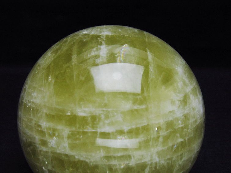 1.1Kgシトリン水晶丸玉 91mm [t63-8094] 2枚目