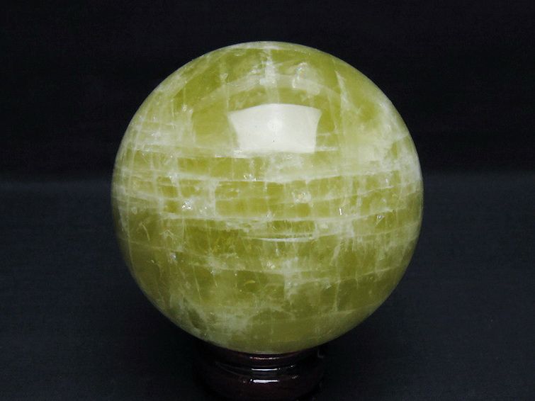 1.1Kgシトリン水晶丸玉 91mm [t63-8094] 3枚目