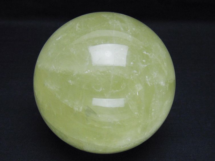 シトリン水晶丸玉 80mm [t63-8101] 1枚目