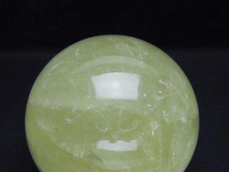 シトリン水晶丸玉 80mm [t63-8101] 2枚目