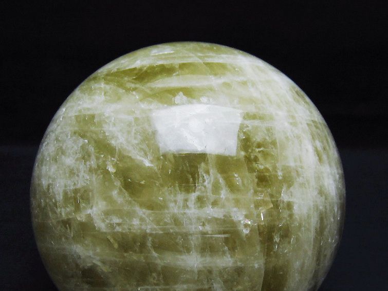 1.6Kgシトリン水晶丸玉 110mm [t63-8110] 2枚目