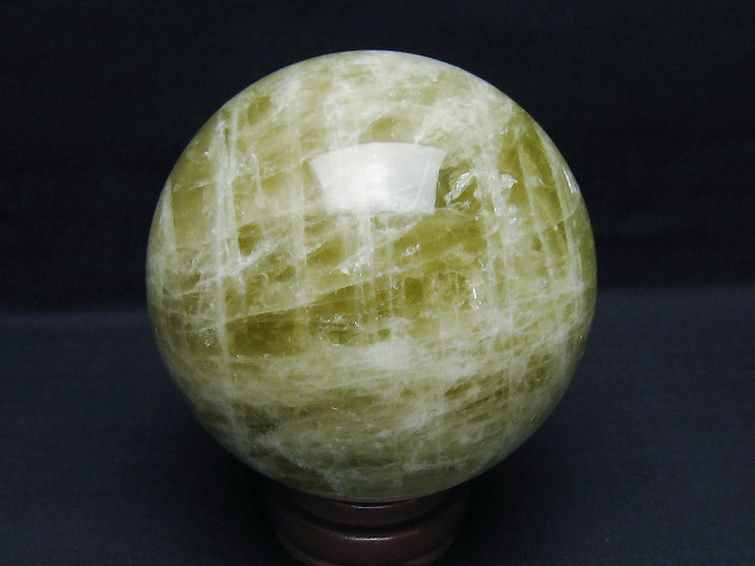 1.6Kgシトリン水晶丸玉 110mm [t63-8110] 3枚目