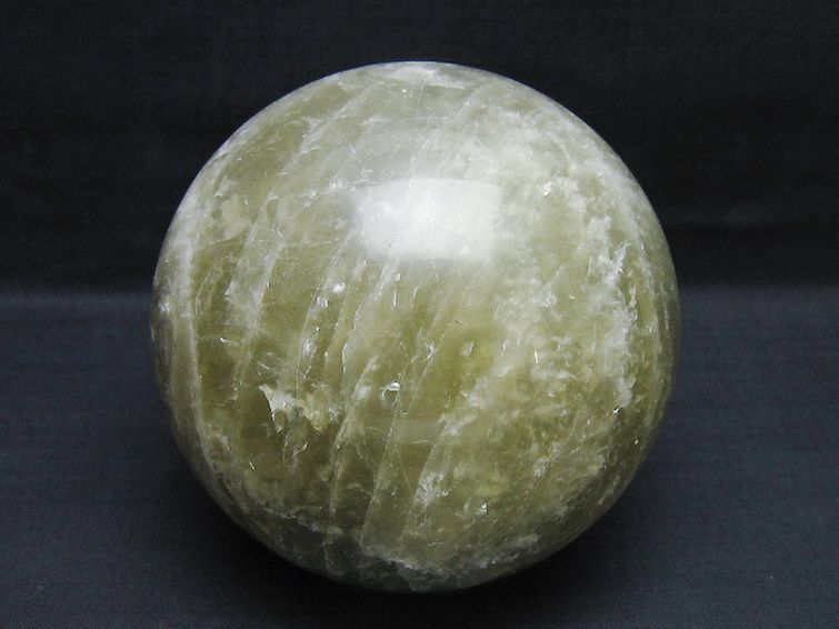 2.1Kgシトリン水晶丸玉 117mm [t63-8113] 1枚目