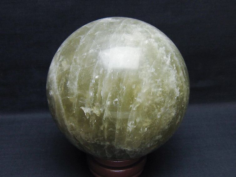 2.1Kgシトリン水晶丸玉 117mm [t63-8113] 3枚目
