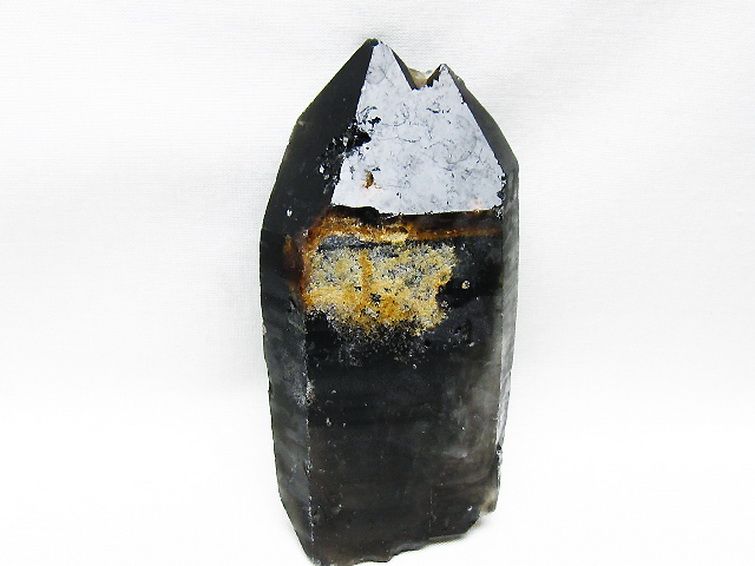 ブラジル産 モリオン 純天然 黒水晶 原石[T633-2265] 1枚目