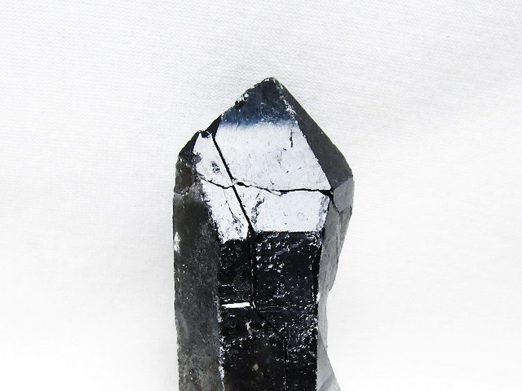 ブラジル産 モリオン 純天然 黒水晶 原石[T633-2444] 2枚目