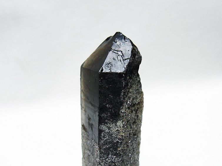 ブラジル産 モリオン 純天然 黒水晶 原石[T633-2461] 2枚目