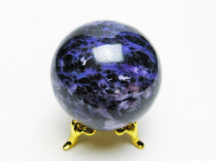 チャロアイト 丸玉 36mm [t637-4484] 3枚目