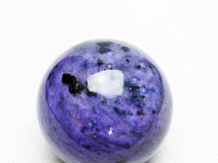 チャロアイト 丸玉 34mm [t637-4516] 2枚目