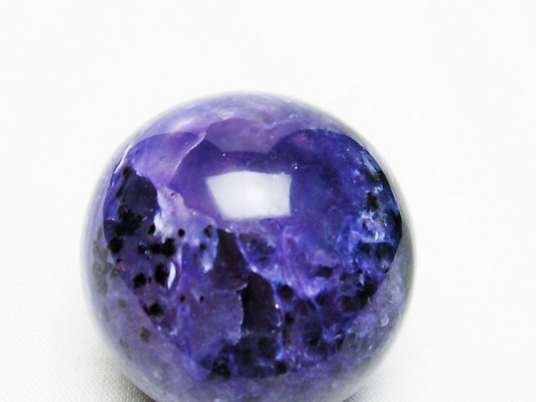 チャロアイト 丸玉 38mm [t637-4548] 2枚目