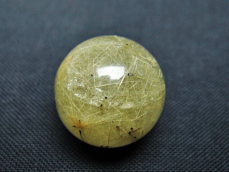 ルチル入り水晶丸玉 17mm [T637-4743] 2枚目