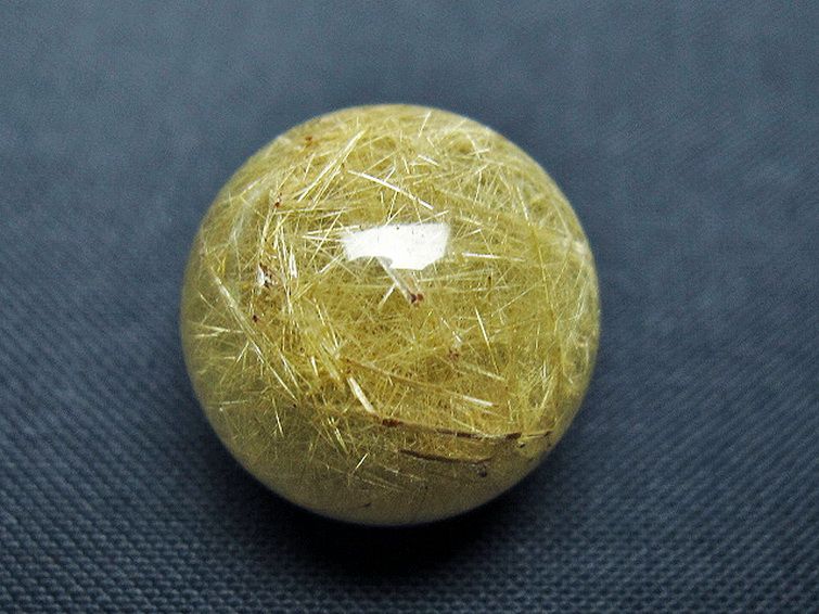 天然パワーストーン　プラチナルチル丸玉と六芒星水晶のセット パワーストーン 天然石 ルチル入り水晶丸玉 18mm [T637-4745]