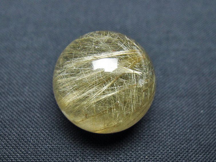 ルチル入り水晶丸玉 19mm [T637-4761] 2枚目