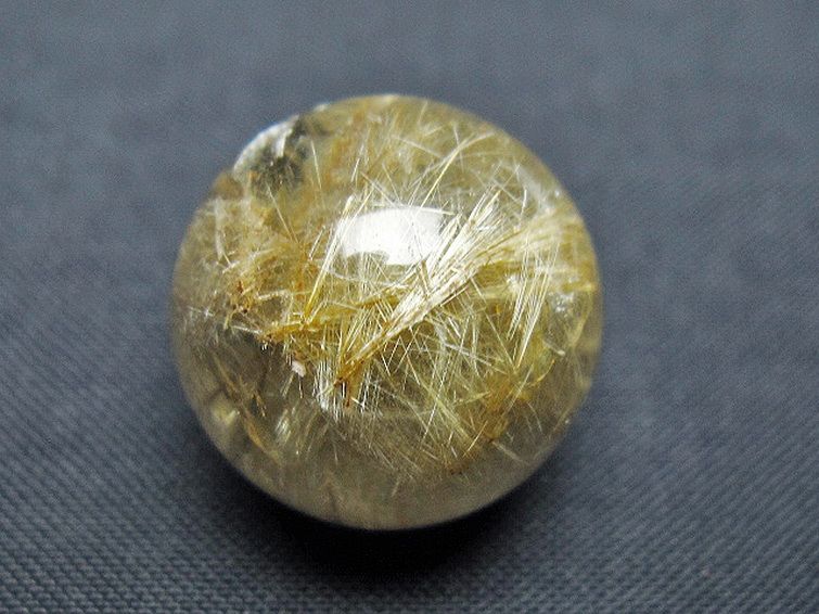 ルチル入り水晶丸玉 20mm [t637-4763] 1枚目