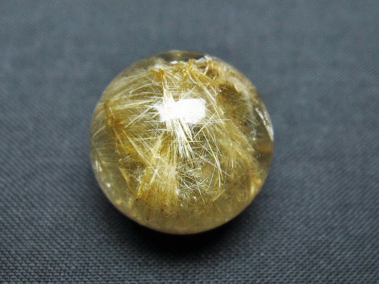 ルチル入り水晶丸玉 20mm [t637-4763] 2枚目