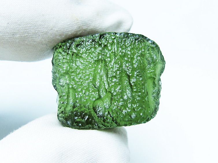 モルダバイト原石[T64-790] 1枚目