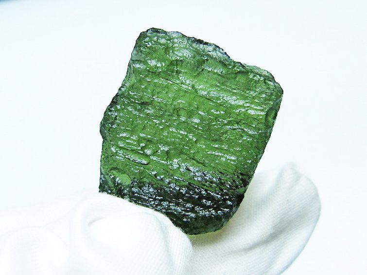 モルダバイト原石[T64-790] 2枚目