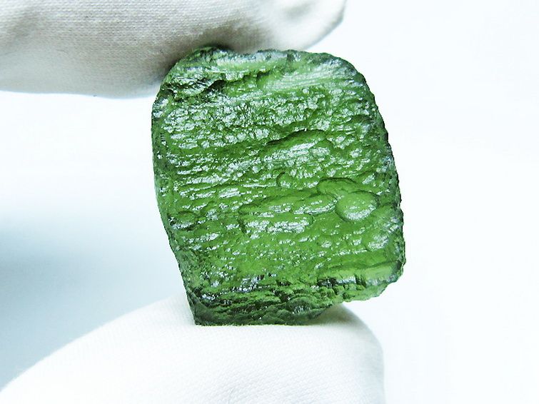 モルダバイト原石[T64-790] 3枚目