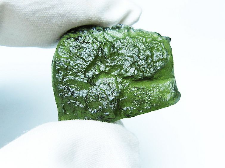 パワーストーン 天然石 モルダバイト原石[T64-794]