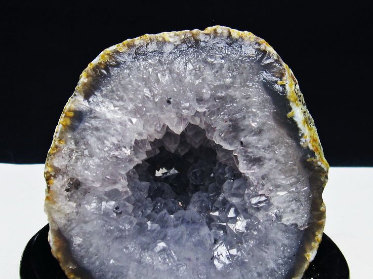 ウルグアイ産 アゲート水晶ドーム[T640-2183] 2枚目