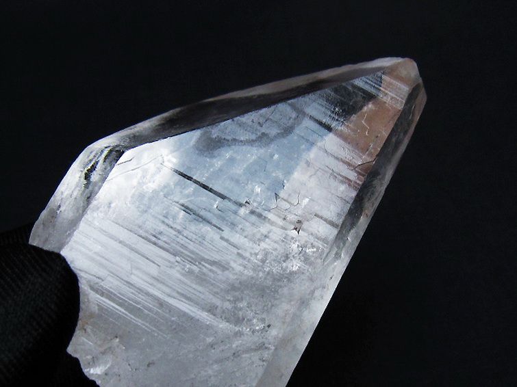 レムリアンシード水晶原石 ミナスジェライス州コリント産 ※証明書付き[T641-1666] 2枚目