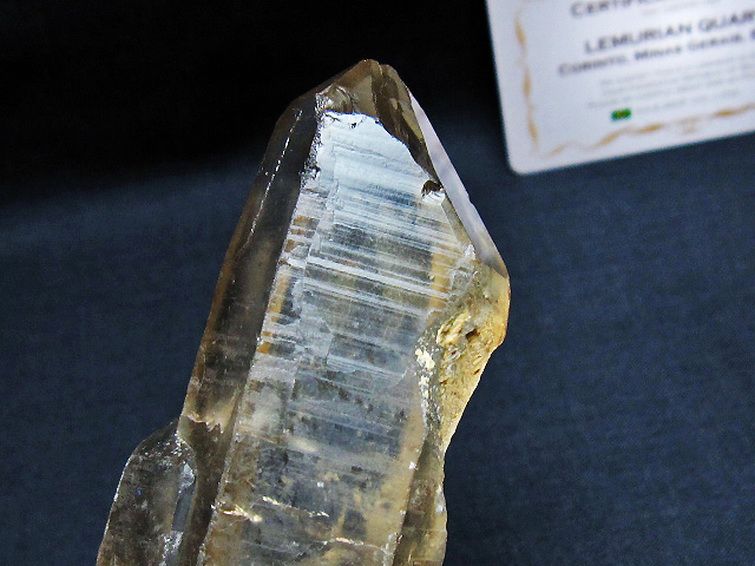 レムリアンシード 水晶原石 ミナスジェライス州コリント産 ※証明書付き[T641-1940] 2枚目
