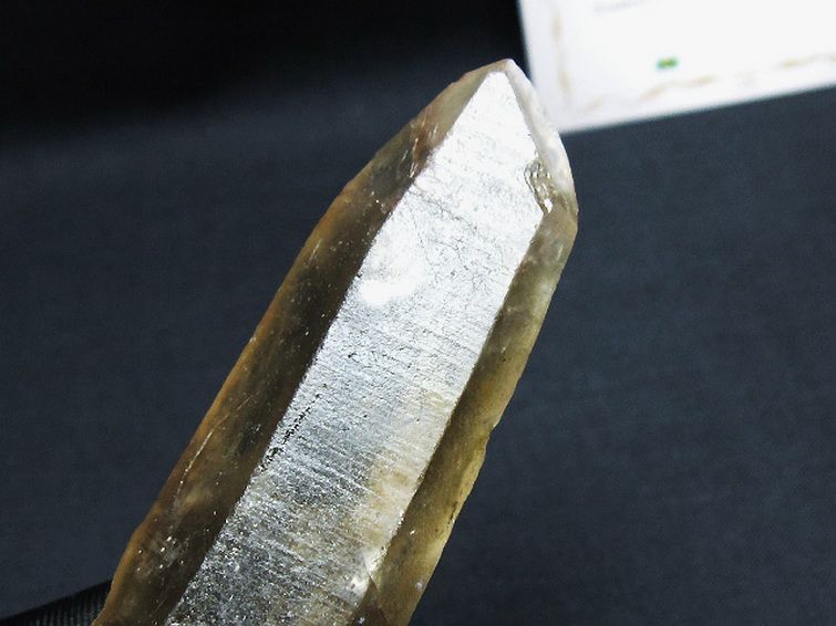 シトリン レムリアンシード水晶原石 ミナスジェライス州コリント産 ※証明書付き[T641-2064] 3枚目