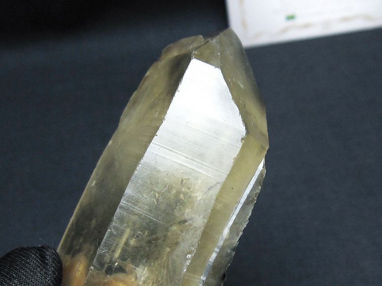 シトリン レムリアンシード水晶原石 ミナスジェライス州コリント産 ※証明書付き[T641-2070] 3枚目