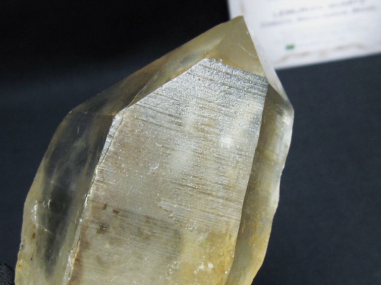 シトリン レムリアンシード水晶原石 ミナスジェライス州コリント産 ※証明書付き[T641-2088] 3枚目