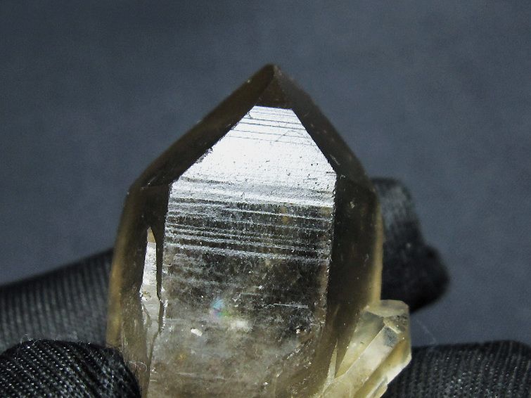 シトリン レムリアンシード水晶原石 ミナスジェライス州コリント産 ※証明書付き[T641-2157] 2枚目