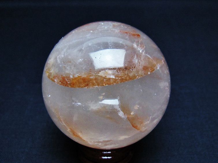 ヘマタイトインクォーツ丸玉 49mm [t643-4570] 3枚目