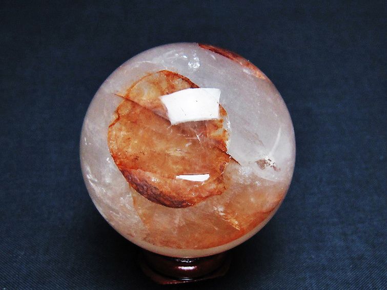 ヘマタイトインクォーツ丸玉 51mm [t643-4645] 3枚目