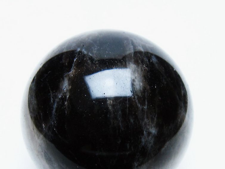 モリオン 純天然 黒水晶 丸玉 54mm [t643-4865] 2枚目
