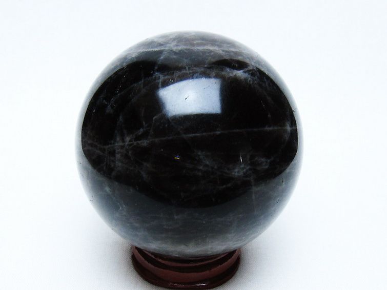 モリオン 純天然 黒水晶 丸玉 64mm [t643-4881] 3枚目