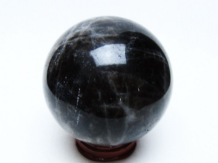 モリオン 純天然 黒水晶 丸玉 65mm [t643-4884] 3枚目