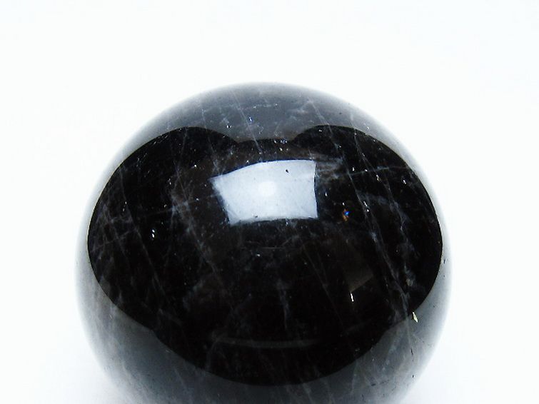 モリオン 純天然 黒水晶 丸玉 61mm [t643-4912] 2枚目
