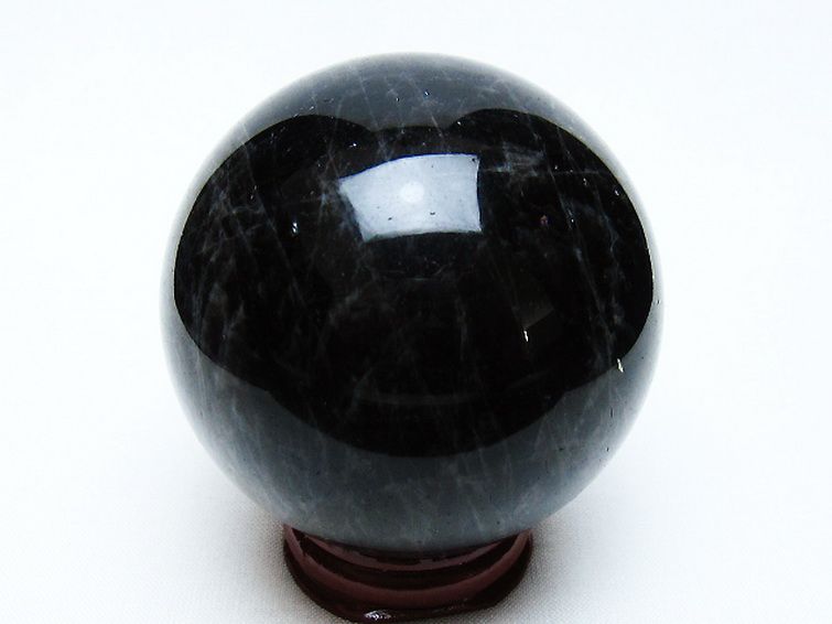 モリオン 純天然 黒水晶 丸玉 61mm [t643-4912] 3枚目