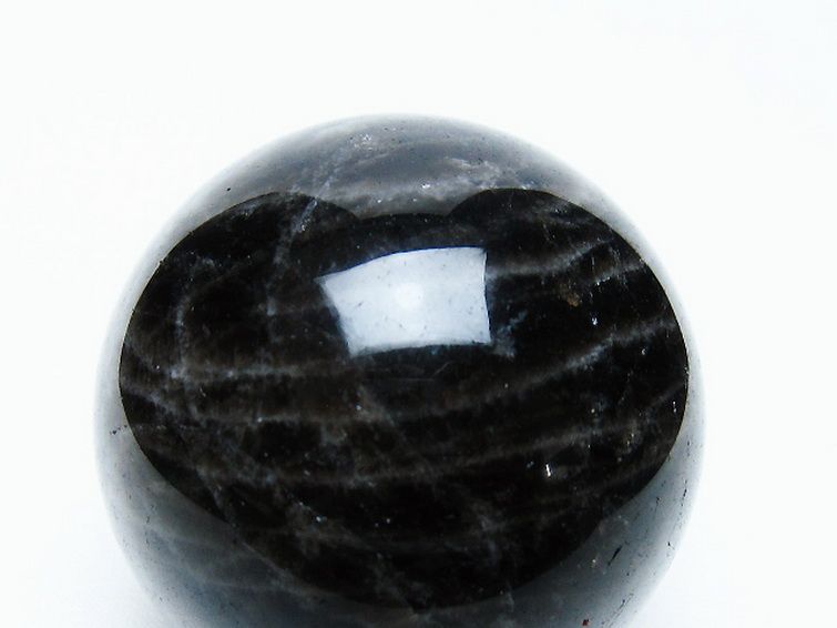 モリオン 純天然 黒水晶 丸玉 59mm [t643-4930] 2枚目