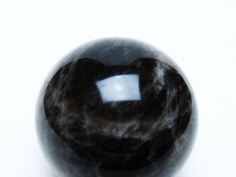 モリオン 純天然 黒水晶 丸玉 47mm [t643-4948] 2枚目