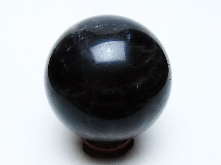 モリオン 純天然 黒水晶 丸玉 53mm [t643-4954] 3枚目