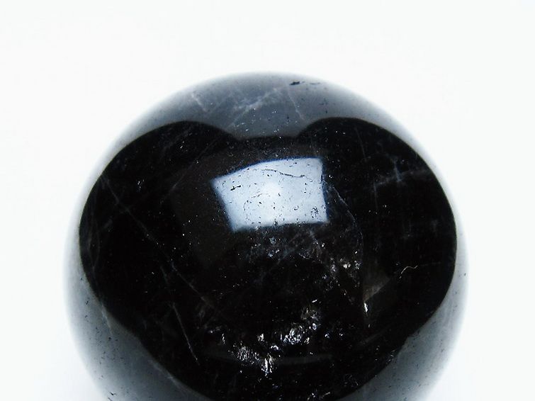 モリオン 純天然 黒水晶 丸玉 58mm [t643-4968] 2枚目
