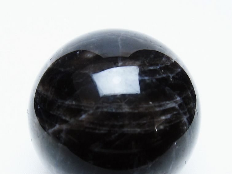 モリオン 純天然 黒水晶 丸玉 60mm [t643-4973] 2枚目