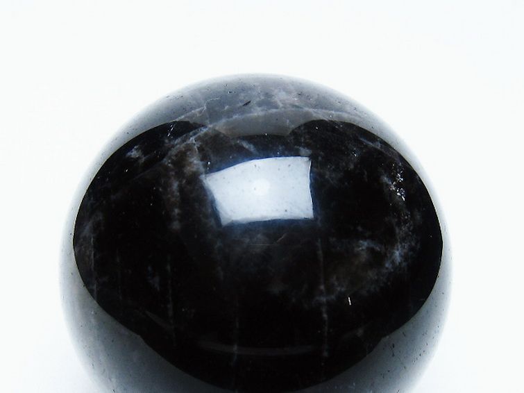 モリオン 純天然 黒水晶 丸玉 62mm [t643-4985] 2枚目